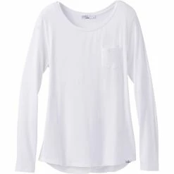 Budget 😀 Prana 👩 Women's Foundation LS Crew Neck Top 🎉