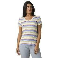 Best Pirce ✨ Prana 👩 Women's Foundation SS V Neck Top 🎉 -US Prana Sales 2022 10333101x1252638 zm