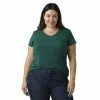 Outlet 🎁 Prana 👩 Women's Foundation SS V Neck Top - Plus 🧨