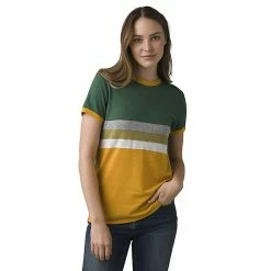 Brand new 🧨 Prana 👩 Women's Cozy Up Ringer Tee 👍