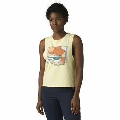 Cheap ⌛ Prana 👩 Women's Organic Graphic Sleeveless Tank 💯