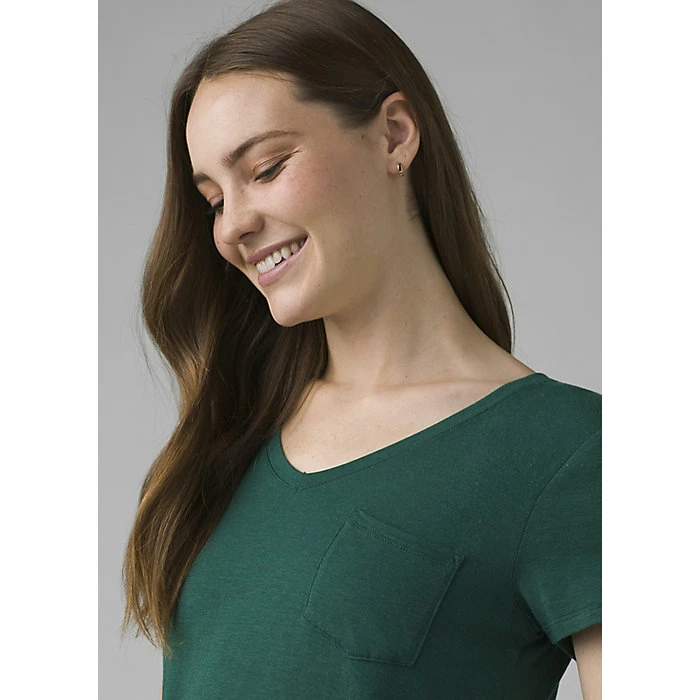 Cheapest ๐ Prana ๐ฉ Women's Foundation SS V Neck Top ๐ 4 Cheapest ๐ Prana ๐ฉ Women's Foundation SS V Neck Top ๐ - Image 2