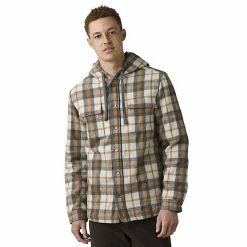 Brand new 💯 Prana Men's Asgard Hood Flannel 👕 Shirt 🥰 -US Prana Sales 2022 10495669x1011370 zm
