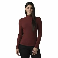 Best deal 🔥 Prana 👩 Women's Foundation Rib Mock Neck Top 🛒