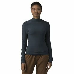 Best deal 🔥 Prana 👩 Women's Foundation Rib Mock Neck Top 🛒 -US Prana Sales 2022 10576632x1199110 zm